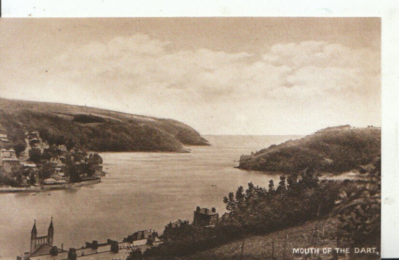 Devon Postcard - Mouth of The Dart - Devon - Ref 7690A