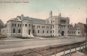 Vintage Postcard 1910's View of  Armories Kingston Canada CAN