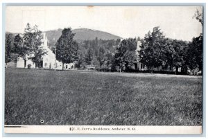 c1940's Scene of Trees, Entrance to C.E Carr's Residence Andover NH Postcard 