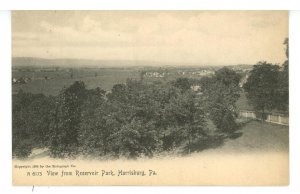 PA - Harrisburg. View from Reservoir Park ca 1905  