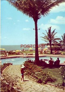 1974 LOURENCO MARQUES, MOZAMBIQUE JARDIM E PISCINA HOTEL POLANA Continental-size