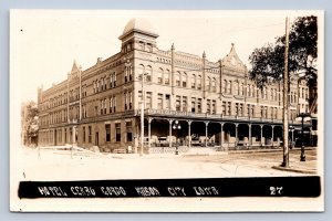 J90/ Mason City Iowa RPPC Postcard c1910 Hotel Cerro Gordo  272