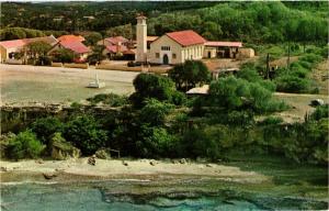 CPM AK View of village of Wespunt at Western tip of the island CURACAO (660528)