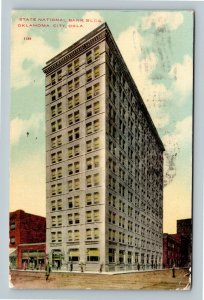 Oklahoma City OK, Historic State National Bank Building, Vintage c1910 Postcard