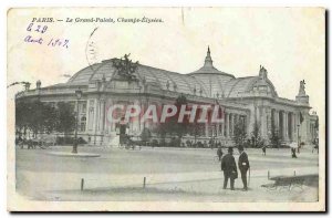 Old Postcard Paris Grand Palais Champs Elysees