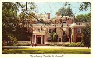 Home of Franklin D Roosevelt Hyde Park, New York Postcard