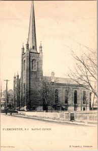 Tucks 2090 Baptist Church Flemington NJ Undivided Back Vintage Postcard M68