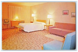 c1960 Bryce Motel Restaurant Highway Western Bedroom Hatch Utah Vintage Postcard