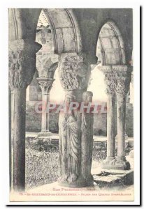 St Bertrand de Comminges Old Postcard pillar of the four evangelists