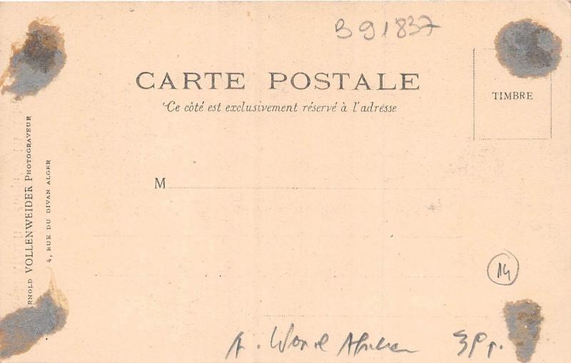 B91837 alger algeria sidi abderrahman mosque types folklore  africa