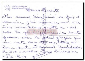 Postcard Modern Greoux les Bains Alpes de Haute Provence