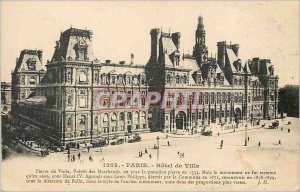 Old Postcard Paris City Hotel
