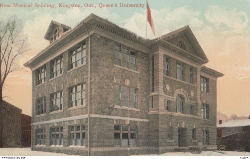 KINGSTON , Ontario , 1900-10s ; Queens University , New Medical Building