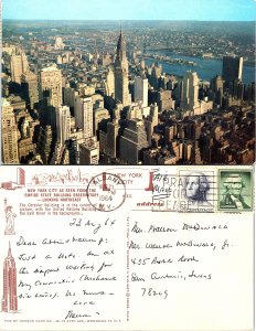 New York City as seen from the Empire State Building Observatory, New York Ci...