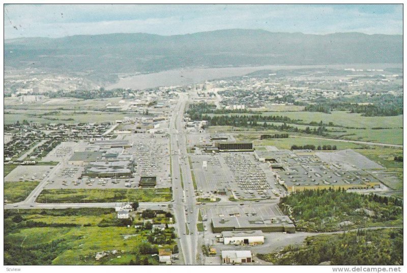 Aerial View, Chicoutimi, Metropolis of Saguenay, Quebec, Canada, PU-1984