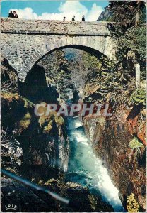 Modern Postcard The Pyrenees The Bridge of Spain around Cauterets