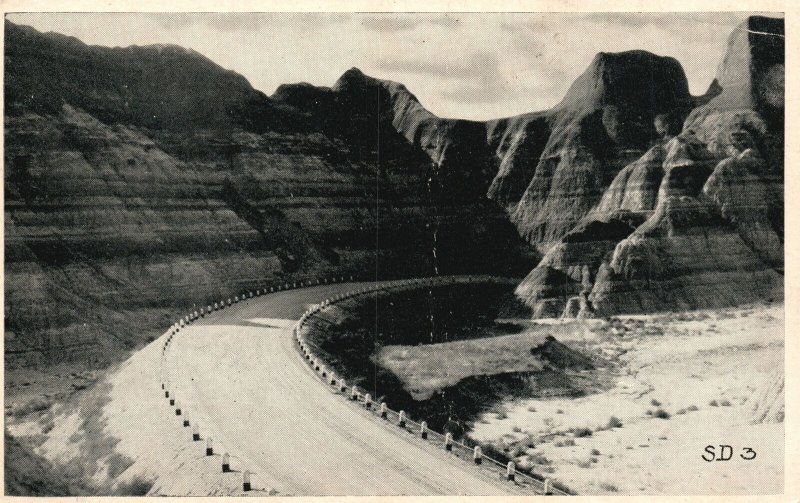 Postcard Modern Highways Scenic Wonders Land Of Beauty & Adventure South Dakota