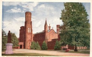 Vintage Postcard 1920's Smithsonian Institution Washington DC Foster & Reynolds