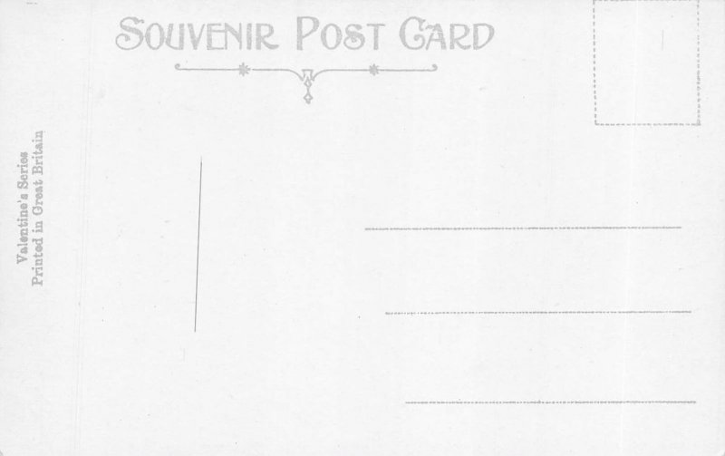 Forth Bridge Scotland Vintage Postcard - Valentine's Series Train View