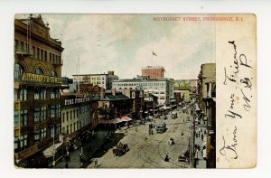 RI - Providence. Weybosset Street ca 1906