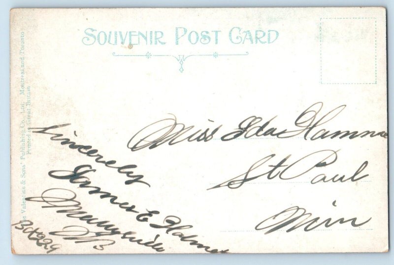 1910 Fredericton New Brunswick Canada Vintage Postcard Wilmot Park Exterior View