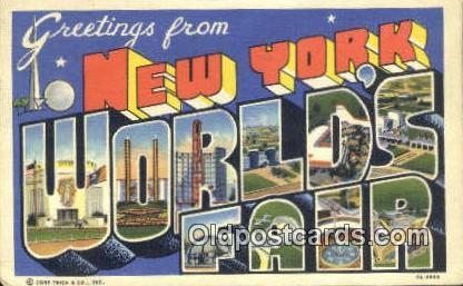 New York, USA Large Letter Town 1939 postal used 1939