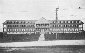 Neffsville Pennsylvania Brethren Home, B/W Photo Print Vintage Postcard U12321