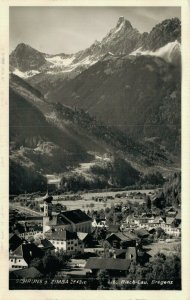 Austria Schruns Hotel Zimba Risch-Lau Bregenz Vintage RPPC 03.53