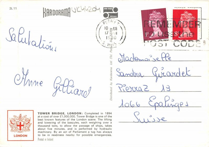 uk44204 tower bridge london uk