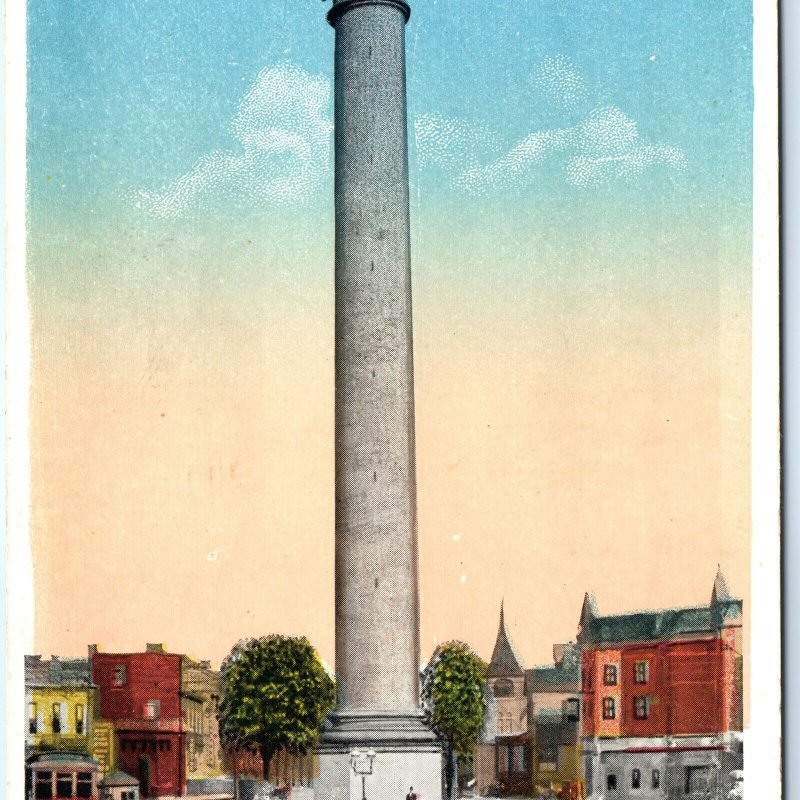 RARE c1900s St. Louis, MO Old World Stone Pillar Water Tower PC Antiquitech A186