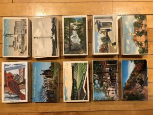 Large Lot of 1000+ Vintage Early and Mid-1900s Virginia Postcards