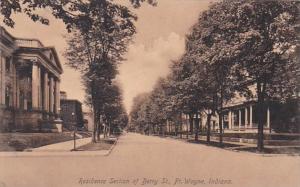 Indiana Fort Wayne Berry Street Residence Section