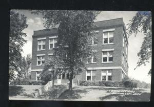 RPPC ONTONAGON MINNESOTA COMMUNITY BUILDING VINTAGE REAL PHOTO POSTCARD