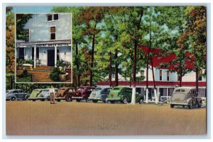 c1940 Great Onyx Cave Hotel Within Boundary National Park Mammoth KY Postcard