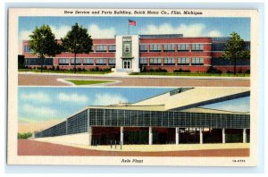 New Service Parts Building Buick Motor Car Co Flint MI Michigan Postcard (BZ17)