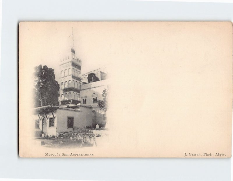 Postcard Mosquee Sidi Abderrahman Algiers Algeria