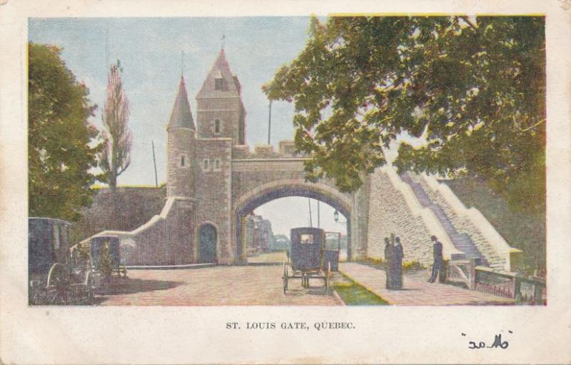 Quebec City QC, Quebec, Canada - St Louis Gate