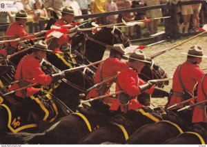 OTTAWA, Ontario, 1950-1960s; Charge Performed By The Massed Scarlet Coated Mo...