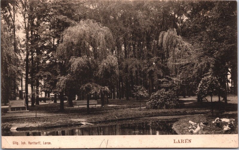 Netherlands Laren Vintage Postcard 09.07