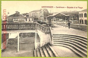 af3859 - SPAIN - VINTAGE POSTCARD - Santander - Sardinero-