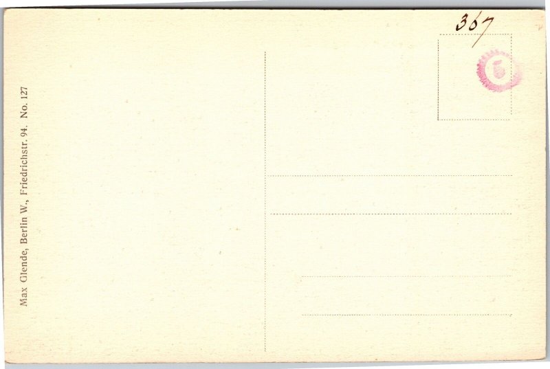 Postcard  Germany Berlin - Panoramic view of Berlin from Town Hall