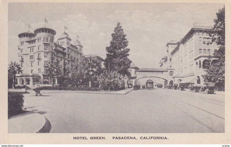 PASADENA, California, 1900-1910s; Hotel Green