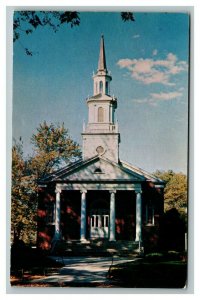 Vintage 1960's Postcard Christian Church Brown County Nashville Indiana