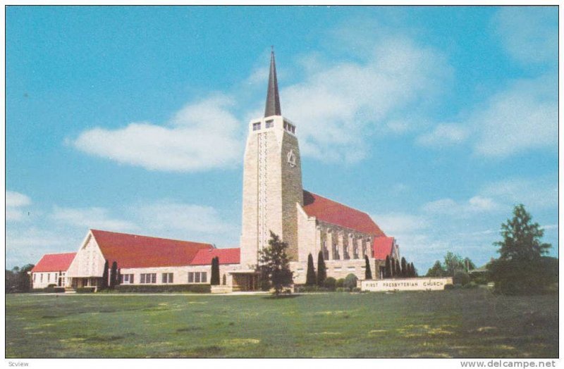 Exterior, First Presbyterian Church, Ponca City, Oklahoma, 40-60s