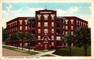 Iowa Sioux City St Vincent's Hospital Curteich