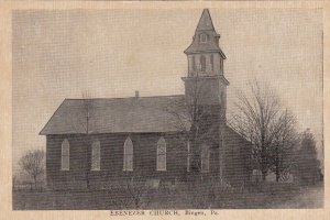 Postcard Ebenezer Church Bingen PA