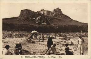 CPA TREGASTEL PRIMEL - La Plage (1165396)