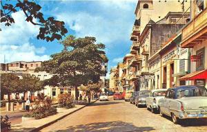 San Juan Puerto Rico San Fransisco Street Postcard