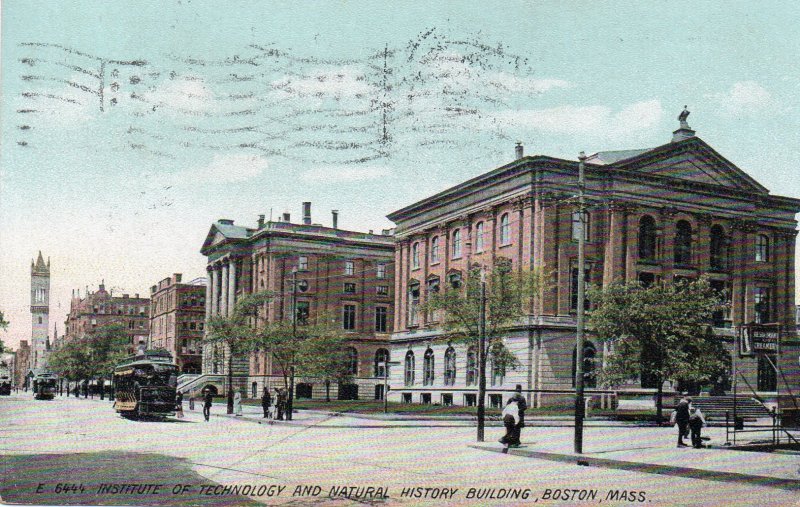 12721 Trolley Car at Institute of Technology, Boston, Massachusetts 1912