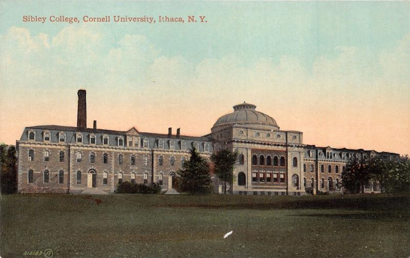 Ithaca New York~Cornell University-Sibley College~c1910 Postcard